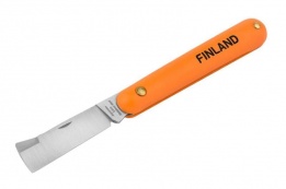 Нож FINLAND прививочный с прямым лезвием