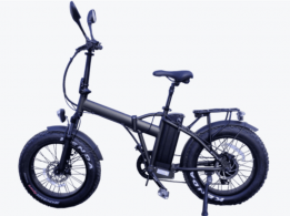 Электрический велосипед E-BIKE500W, зеленый